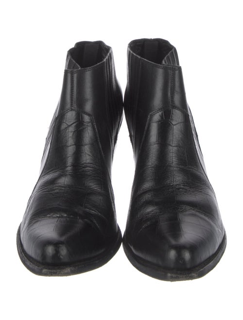 Celine Leather Western Boots