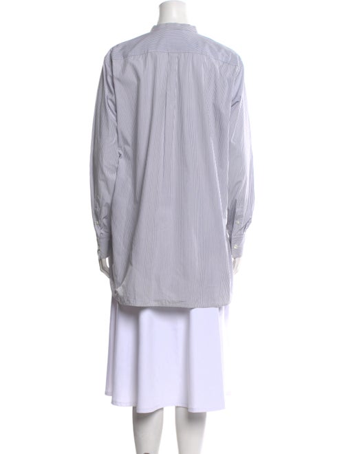 Celine Striped Mock Neck Tunic