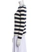 Celine Striped Bateau Neckline Top