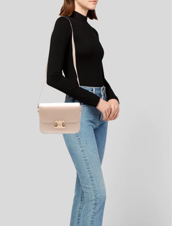 Celine Leather Triomphe Medium