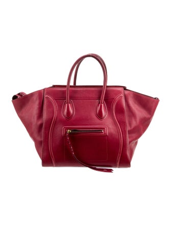 Celine Leather Luggage Phantom Medium