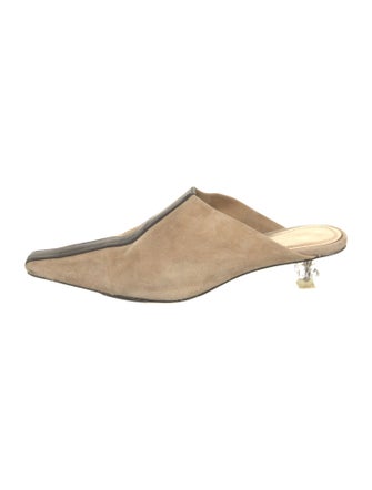 Celine Suede Mules