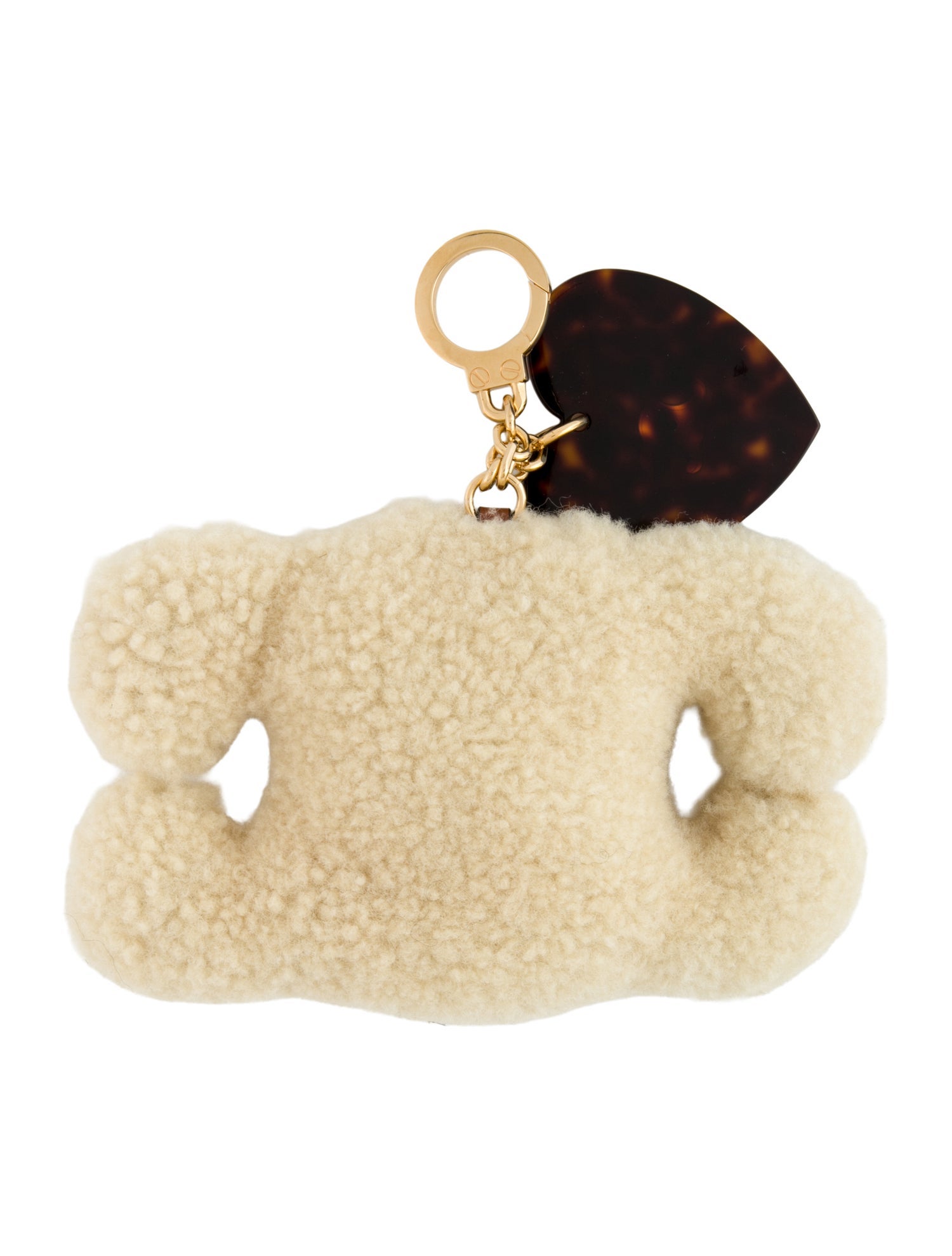 Celine Women's Shearling Dog-Shaped Charm