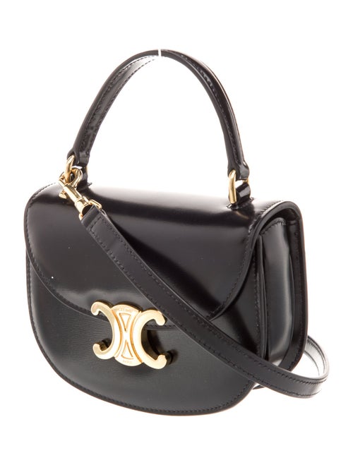 Celine Leather Triomphe Besace Mini 2023