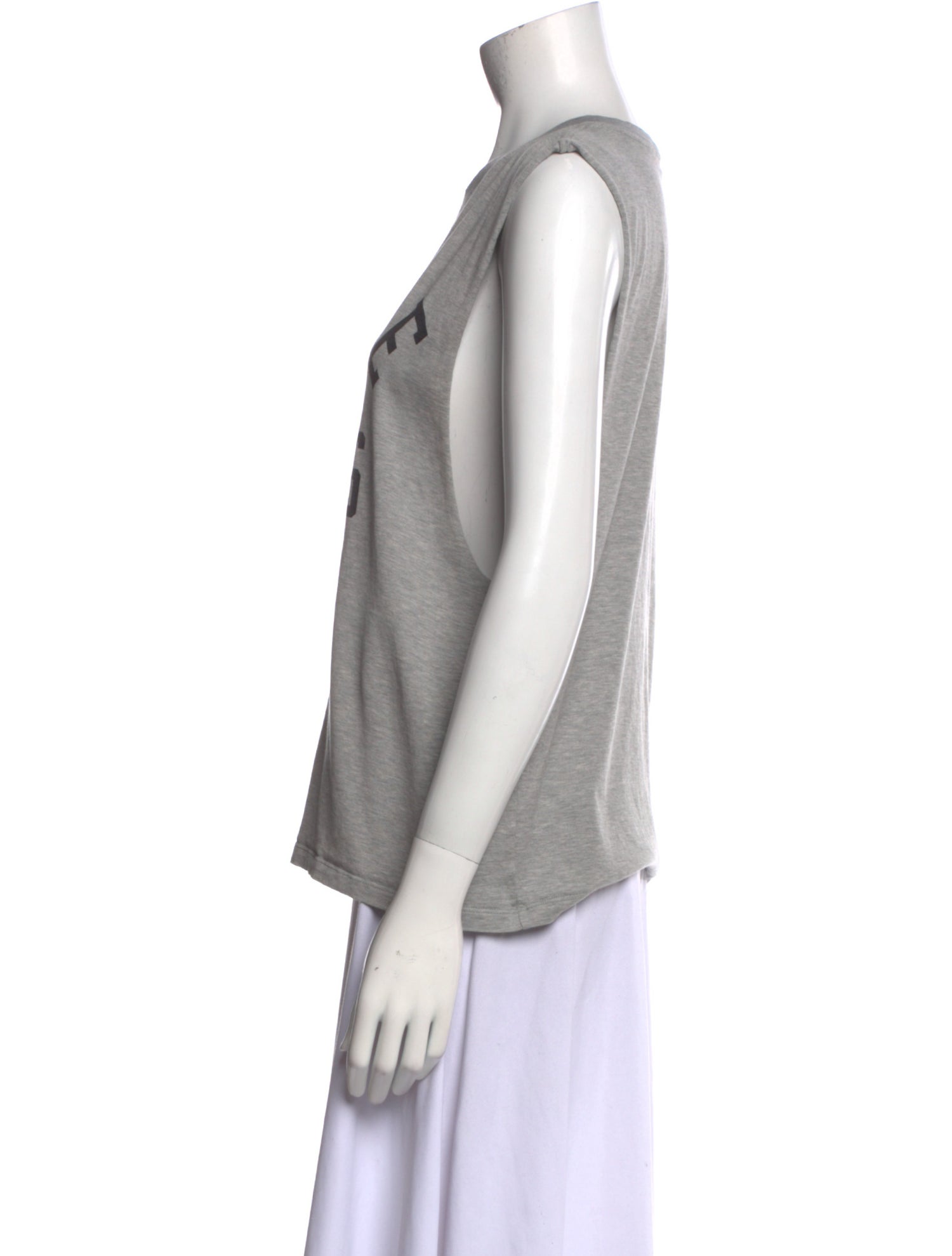 Celine Graphic Print Crew Neck Top