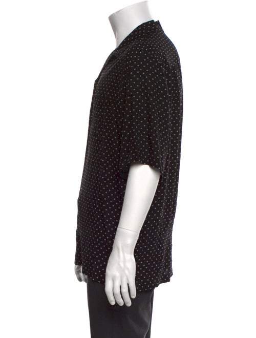 Celine Silk Polka Dot Print Shirt