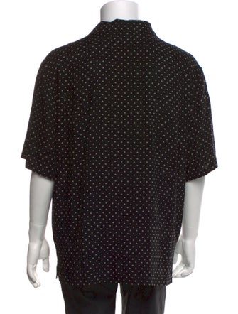 Celine Silk Polka Dot Print Shirt