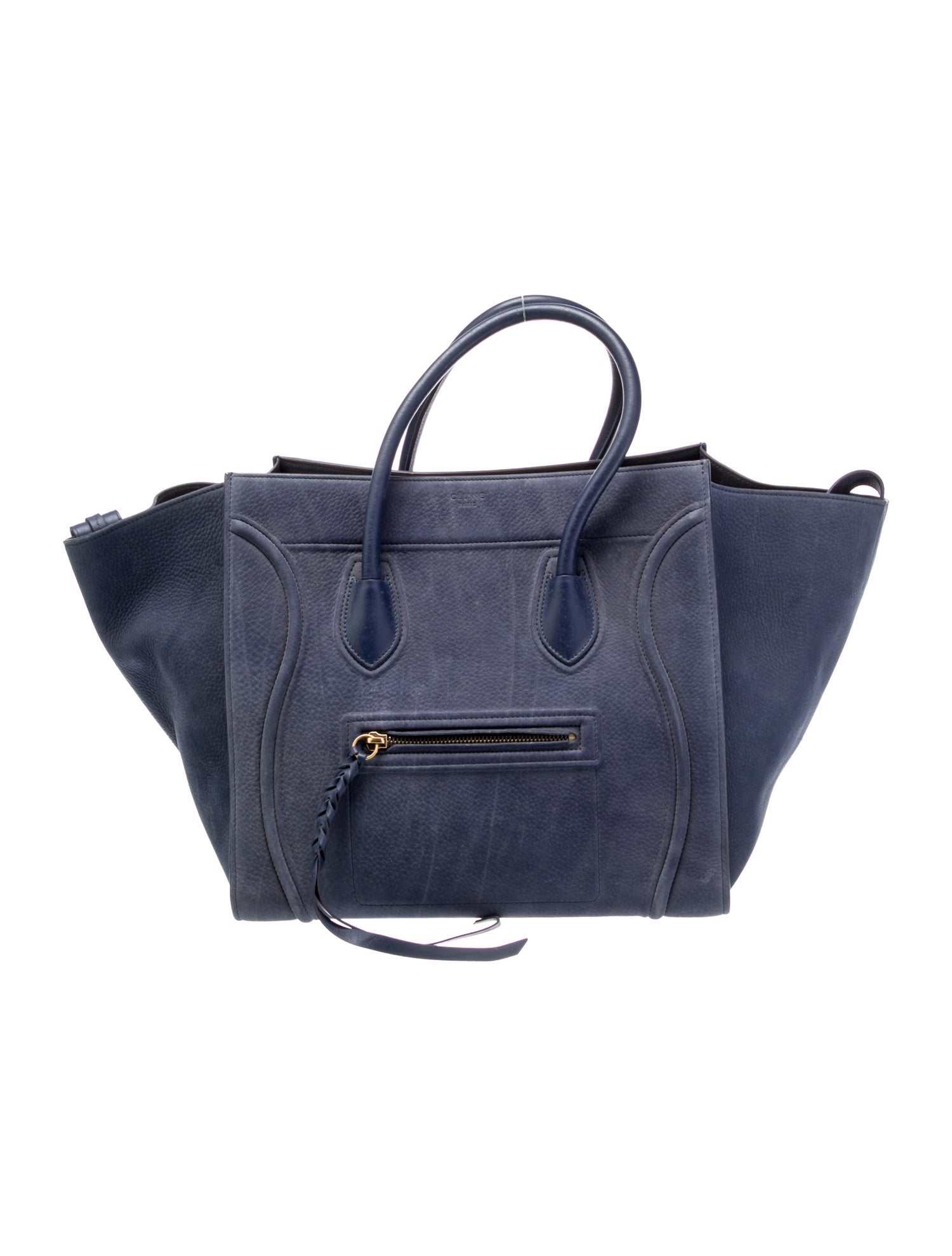 Celine Leather Luggage Phantom Medium