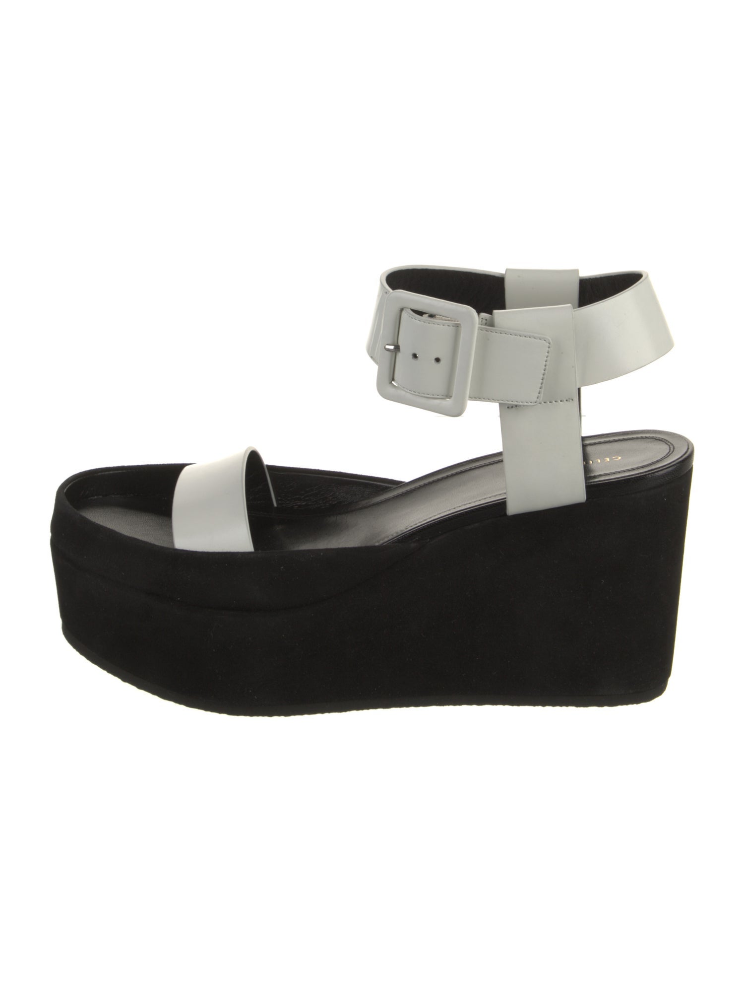 Celine Suede Slingback Sandals