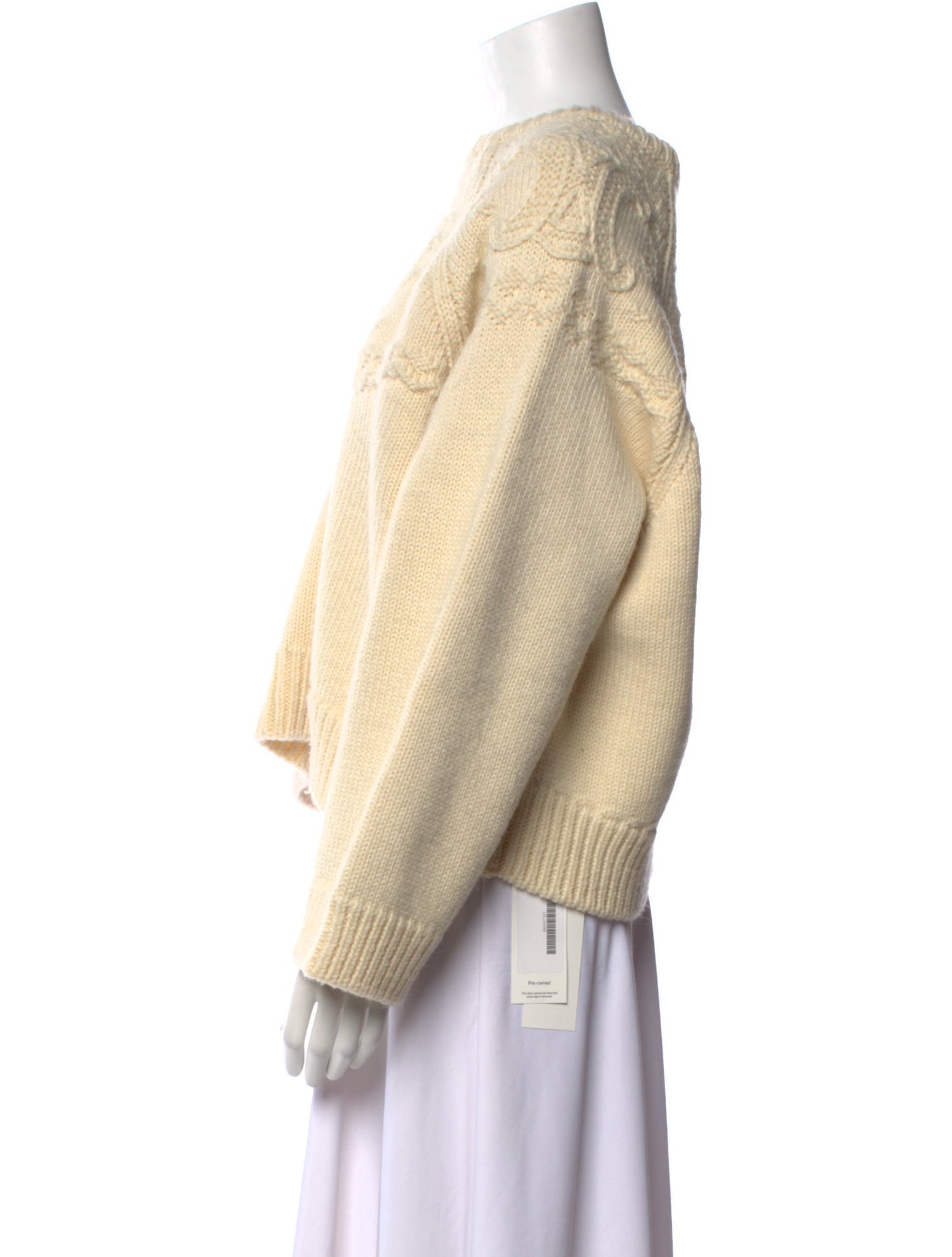 Celine Wool Bateau Neckline Sweater