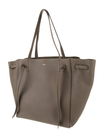 Celine Leather Cabas Phantom w/Belt Small