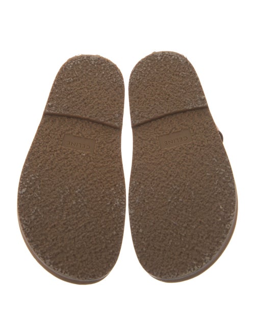 Celine Leather Studded Accents Slides