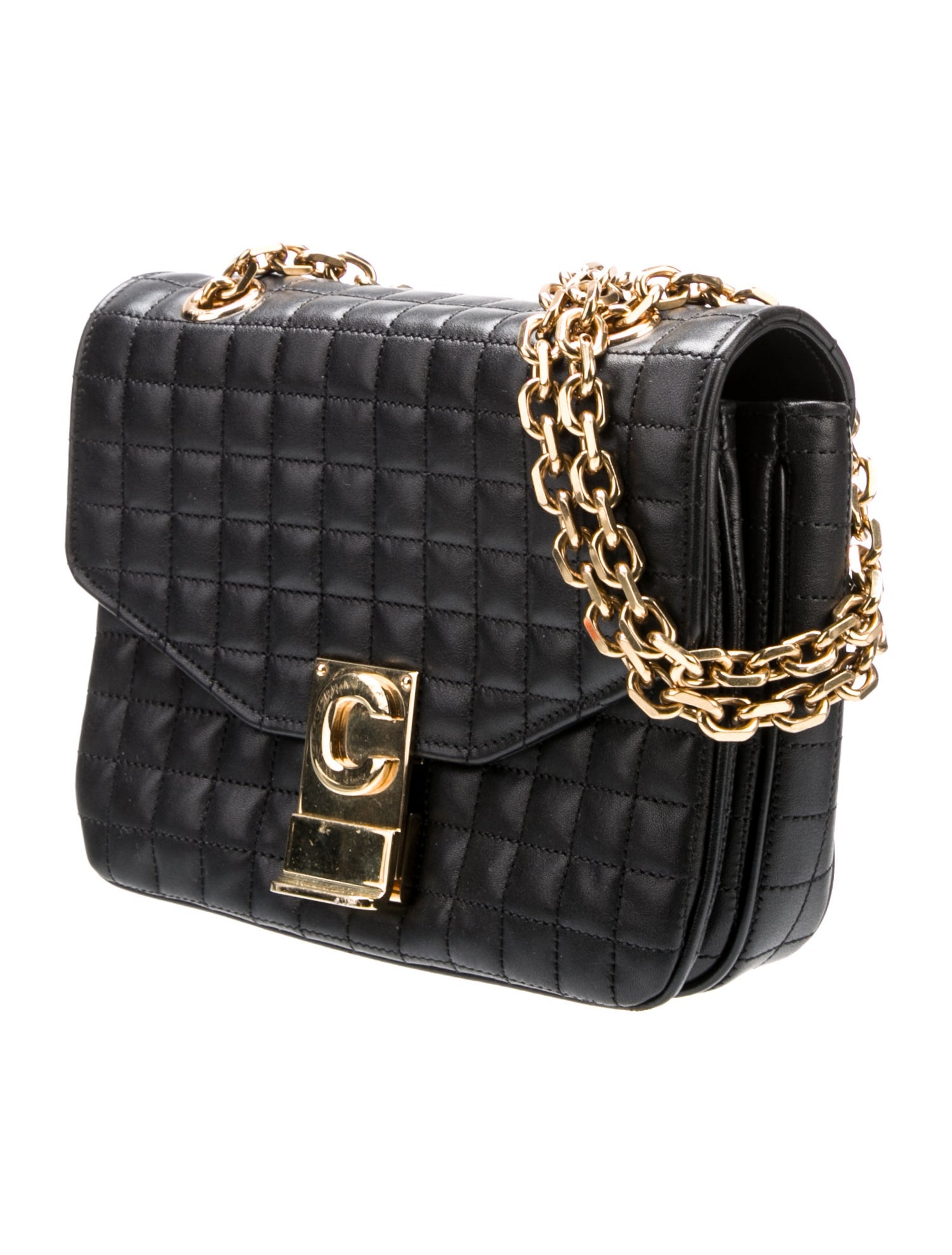 Celine Quilted C Bag Small