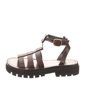 Celine Leather Gladiator Sandals