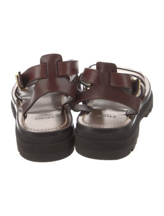 Celine Leather Gladiator Sandals