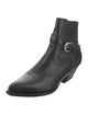 Celine Leather Moto Boots
