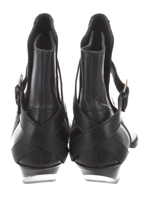 Celine Leather Moto Boots