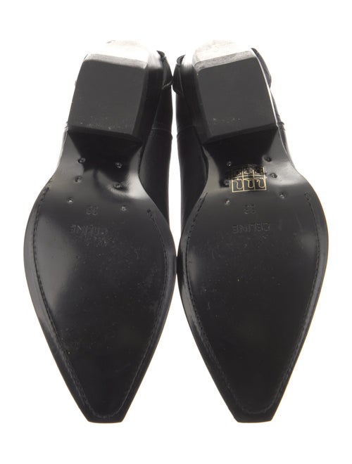 Celine Leather Moto Boots