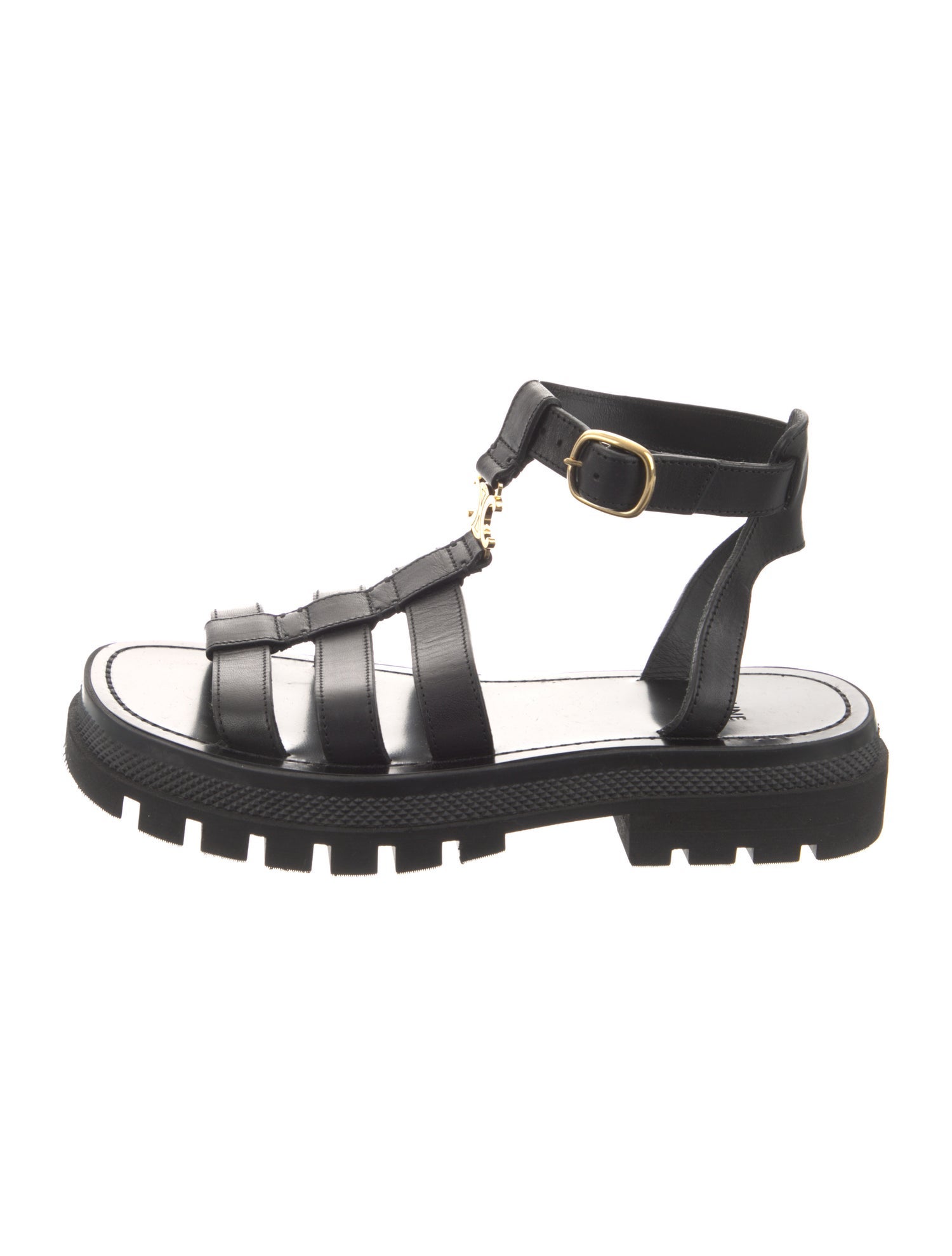 Celine Leather Gladiator Sandals