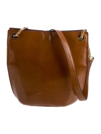 Celine Leather Shoulder Bag Vintage