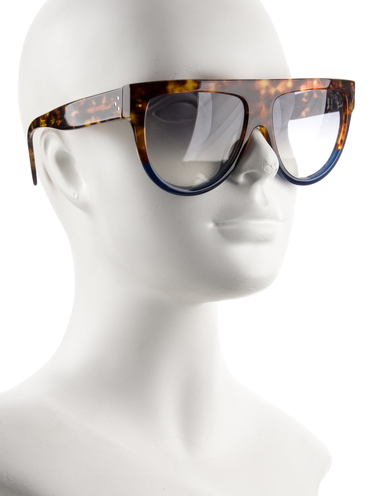 Celine Shield Gradient Sunglasses