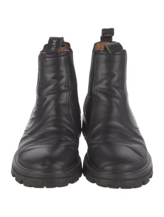 Celine Leather Chelsea Boots
