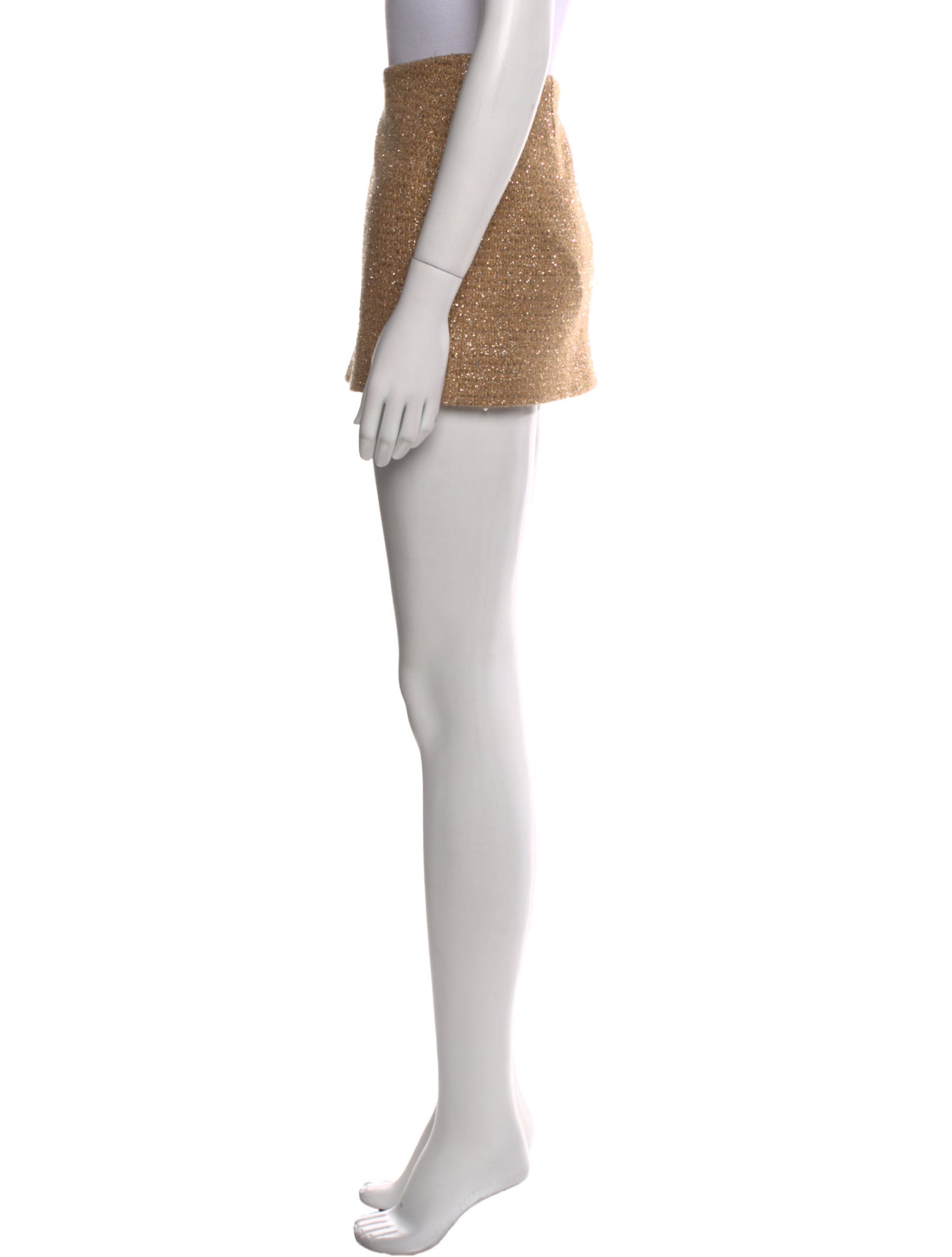 Celine Glitter Accents Mini Skirt