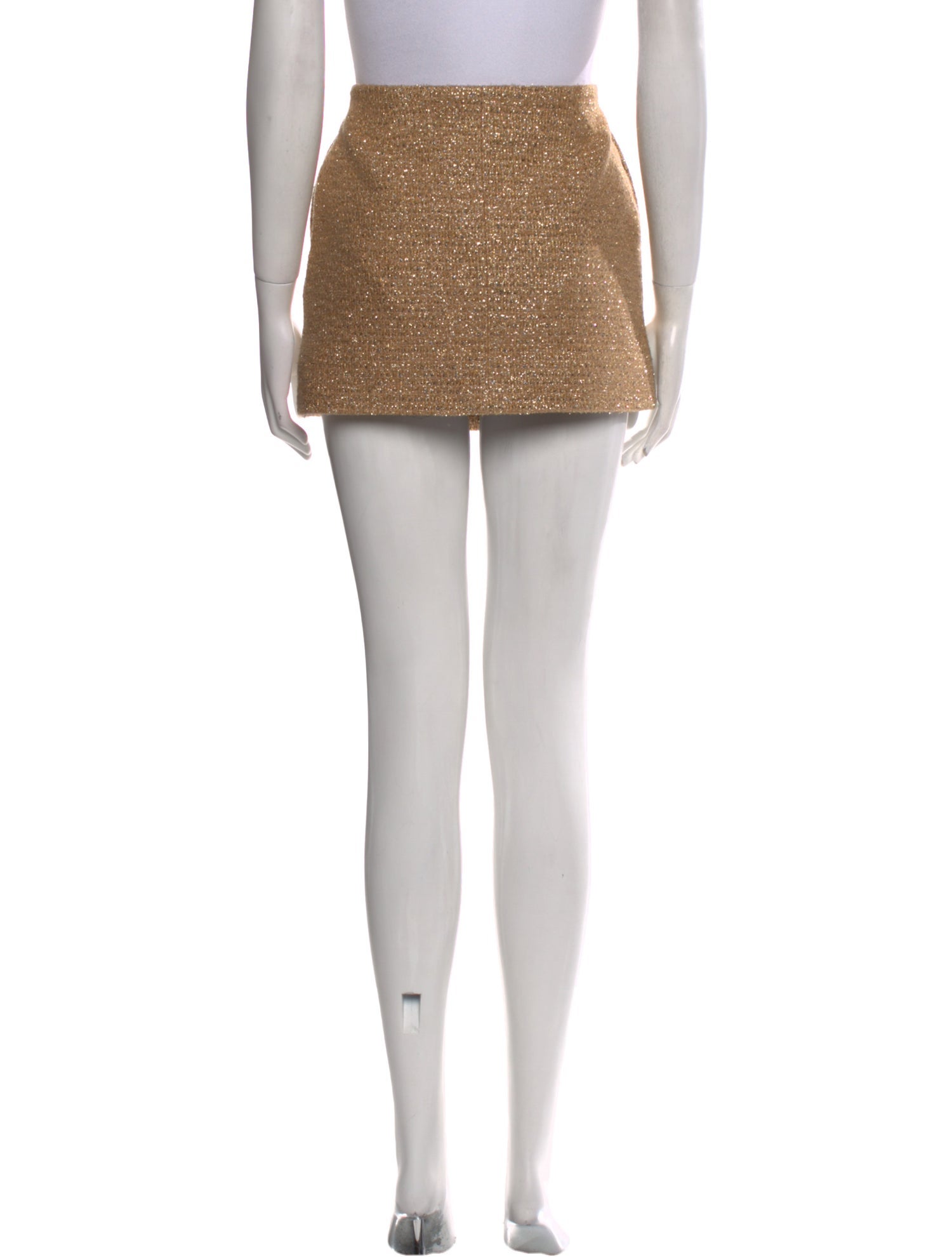 Celine Glitter Accents Mini Skirt