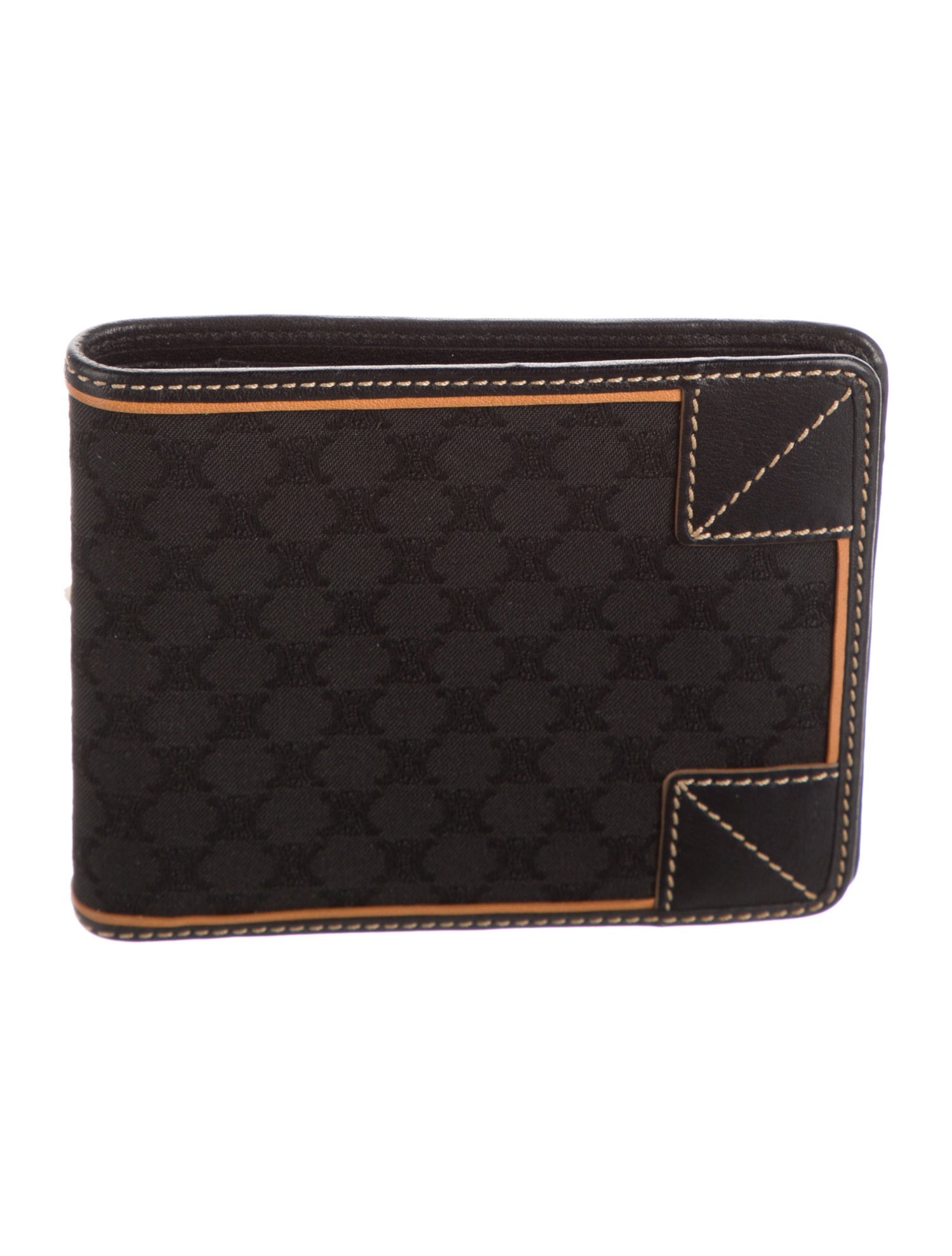 Celine Vintage Canvas Bifold Wallet