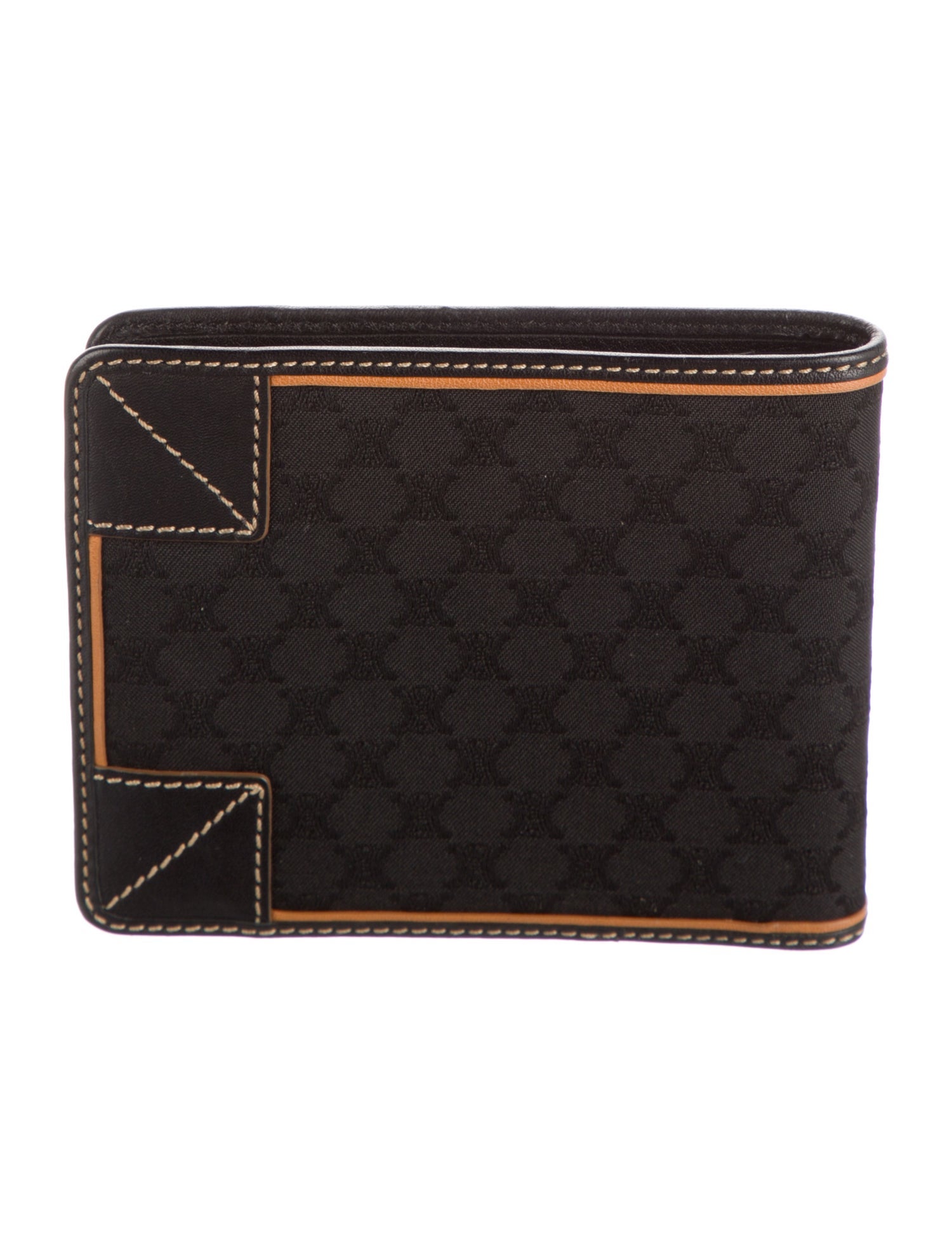 Celine Vintage Canvas Bifold Wallet
