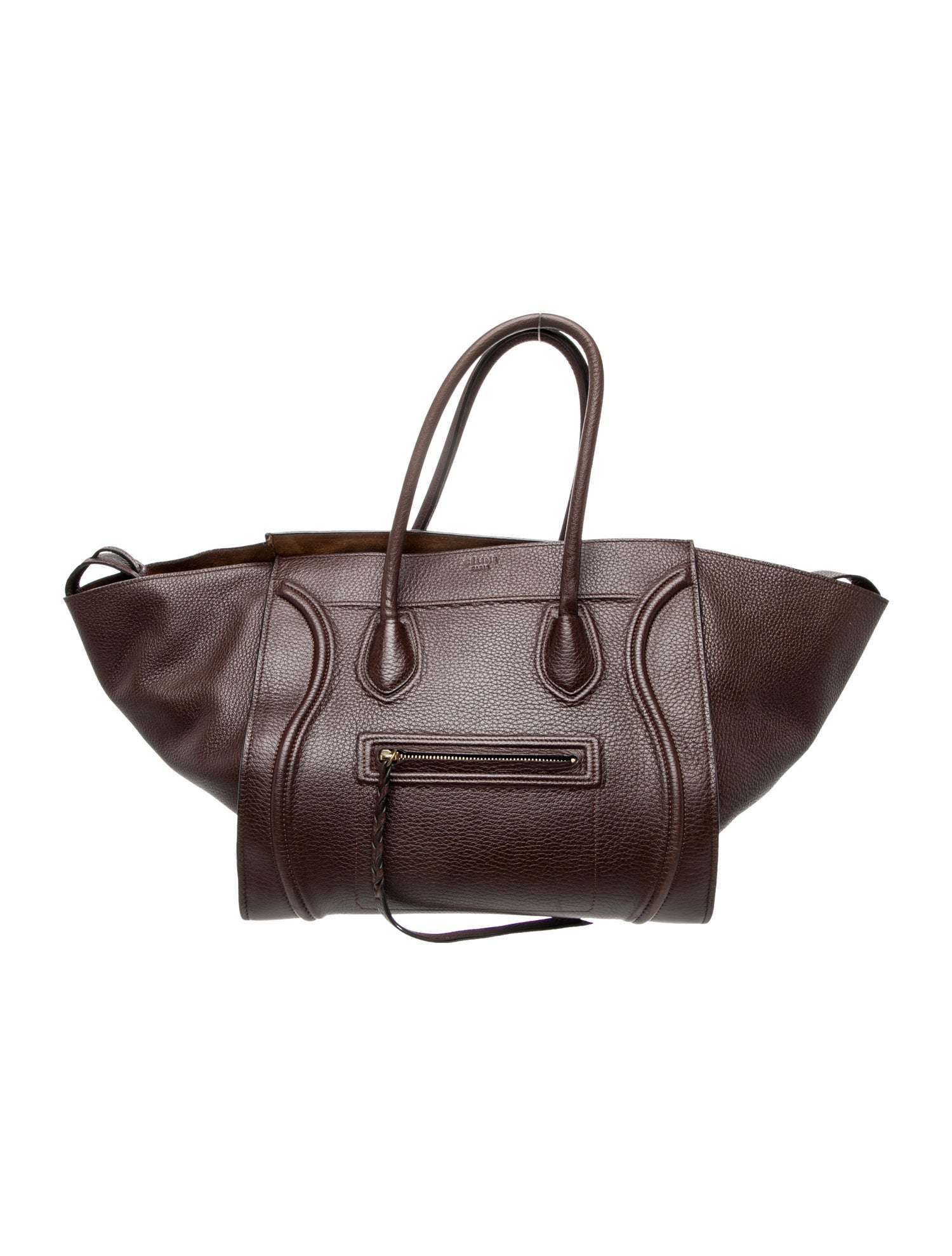 Celine Leather Luggage Phantom Medium