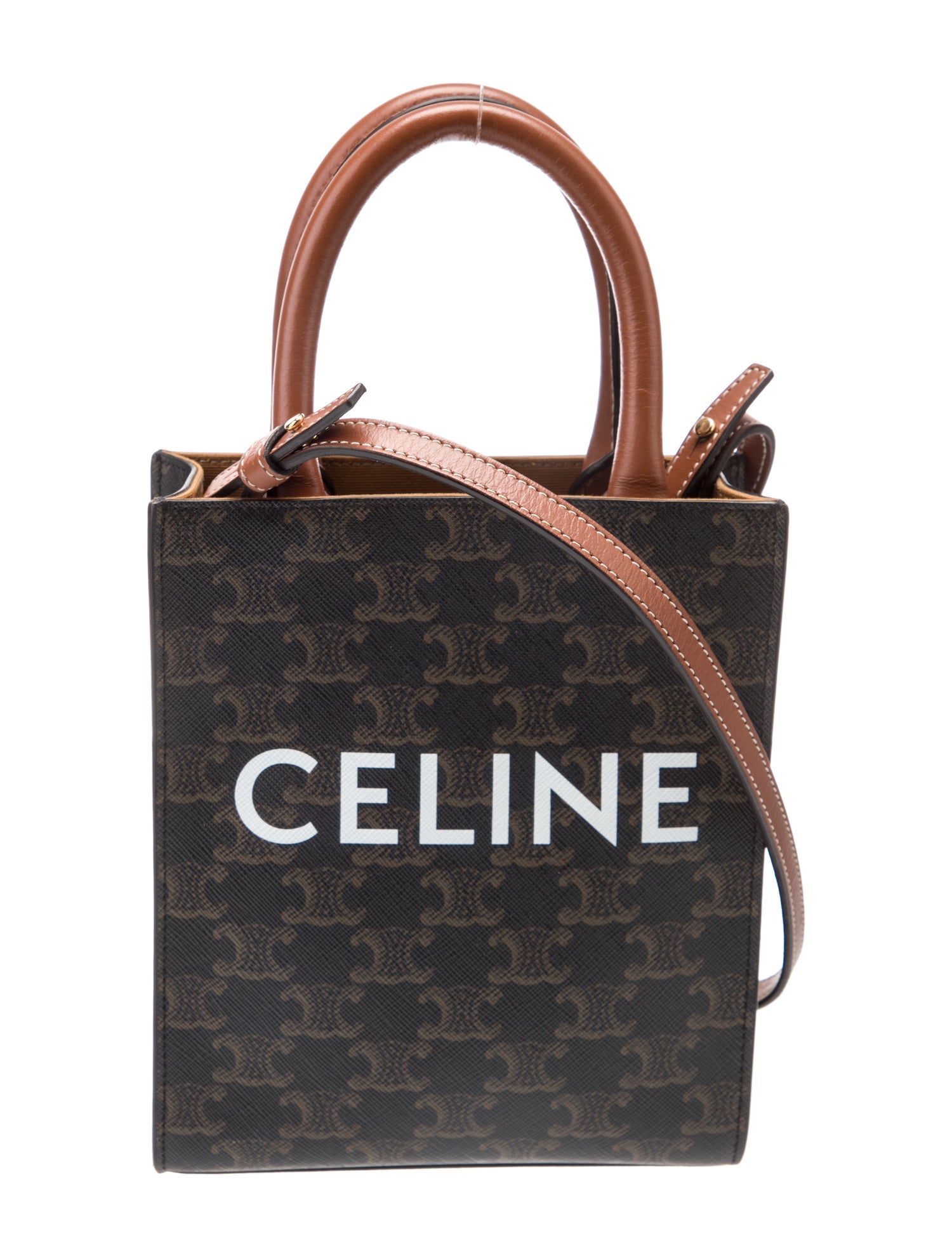 Celine Triomphe Vertical Cabas Mini