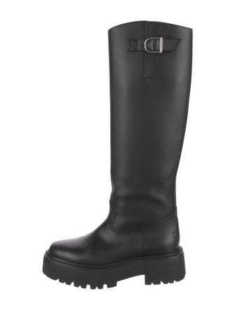 Celine Leather Rain Boots