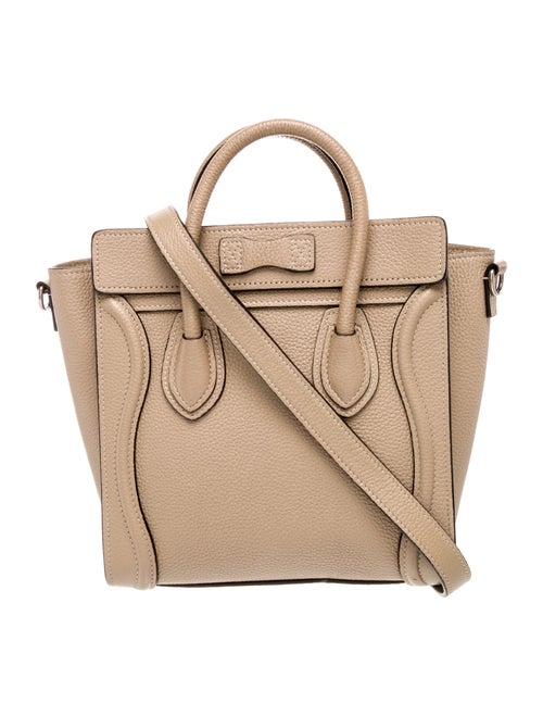 Celine Leather Luggage Nano