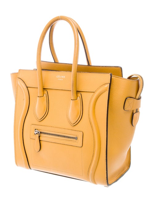 Celine Leather Luggage Micro