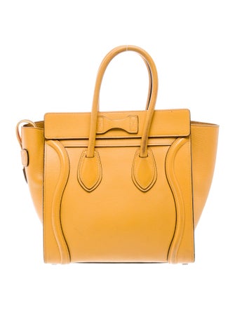 Celine Leather Luggage Micro