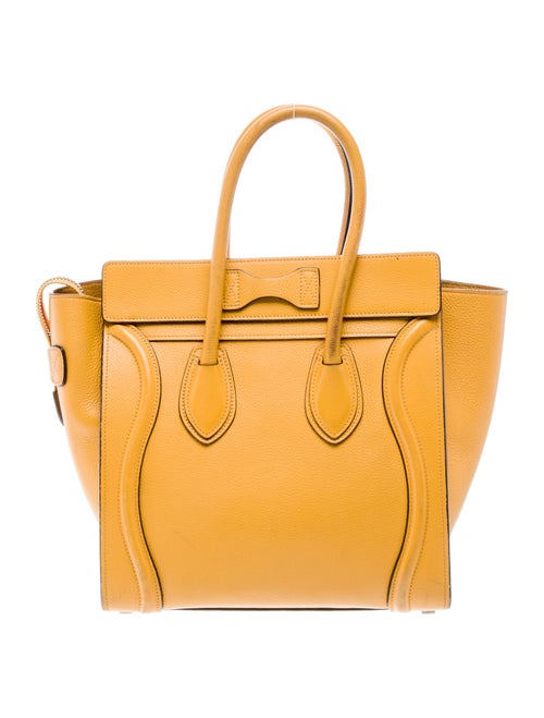 Celine Leather Luggage Micro