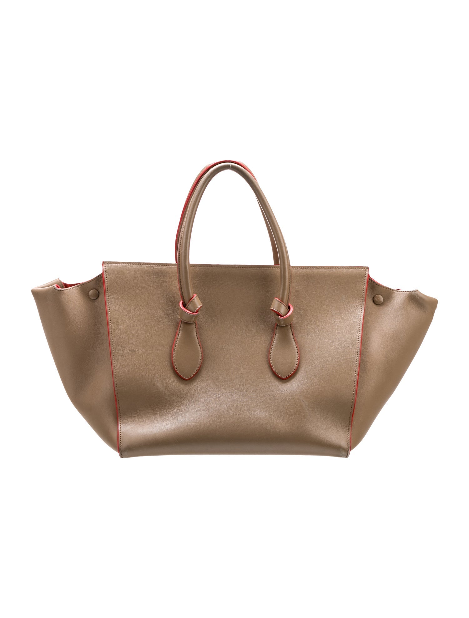 Celine Leather Tie Tote Medium