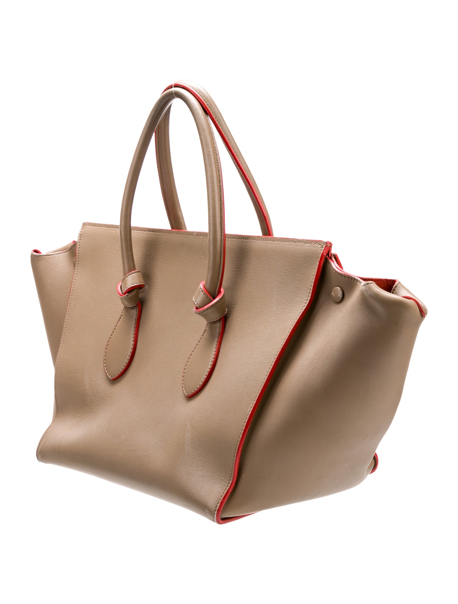 Celine Leather Tie Tote Medium