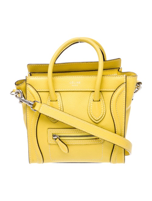 Celine Leather Luggage Nano