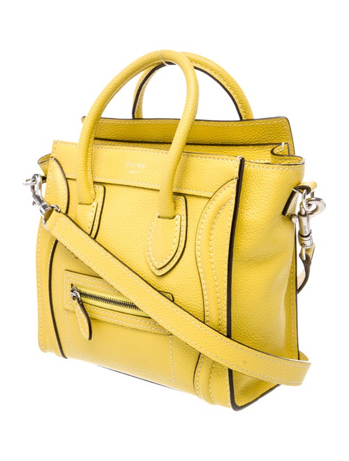 Celine Leather Luggage Nano