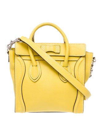 Celine Leather Luggage Nano