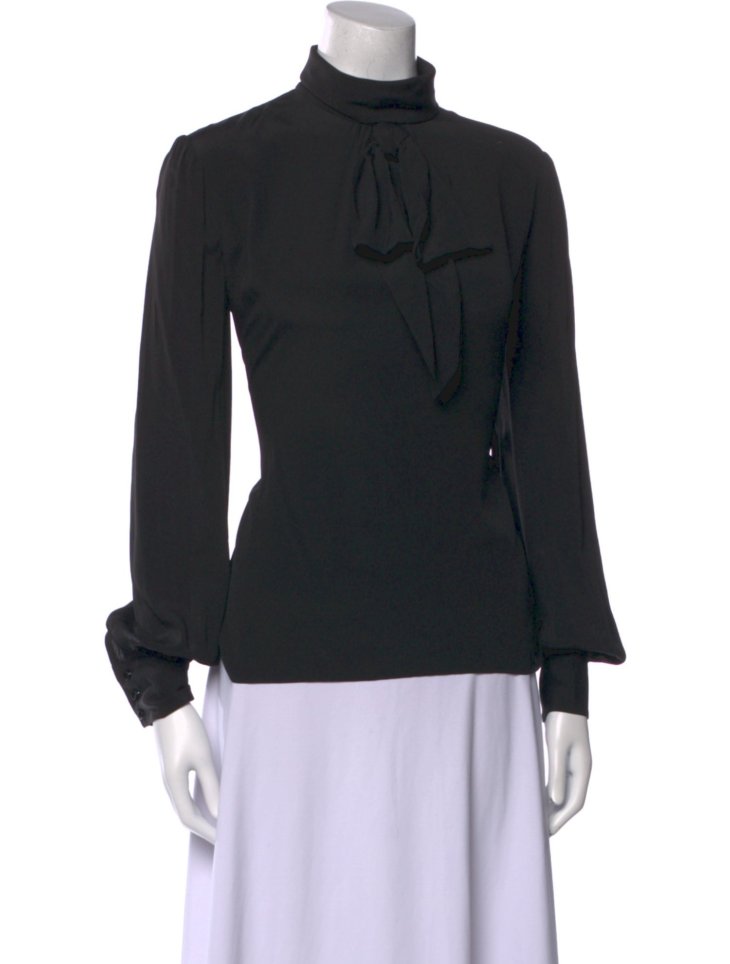 Celine Silk Turtleneck Sweatshirt