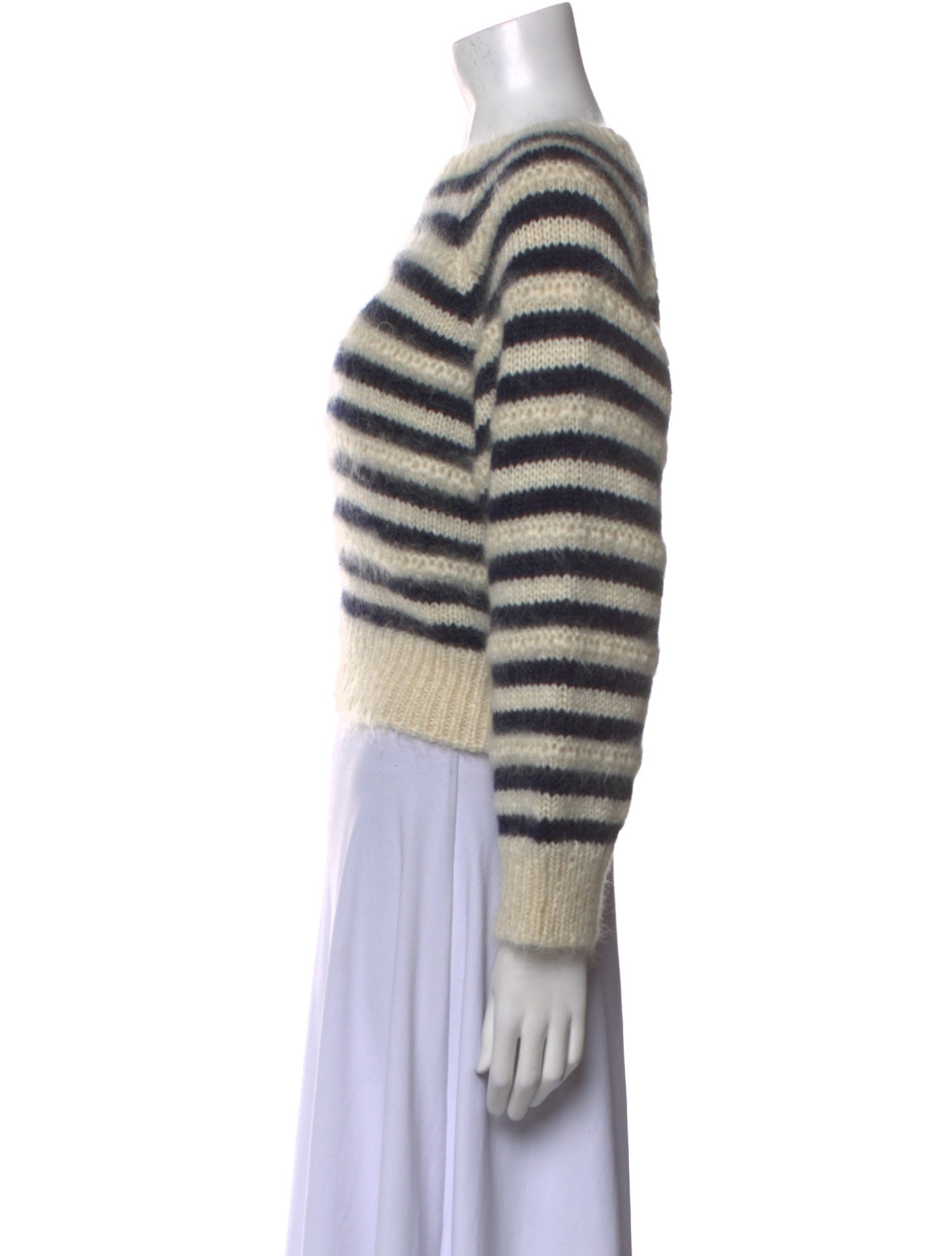 Celine Mohair Striped Sweater