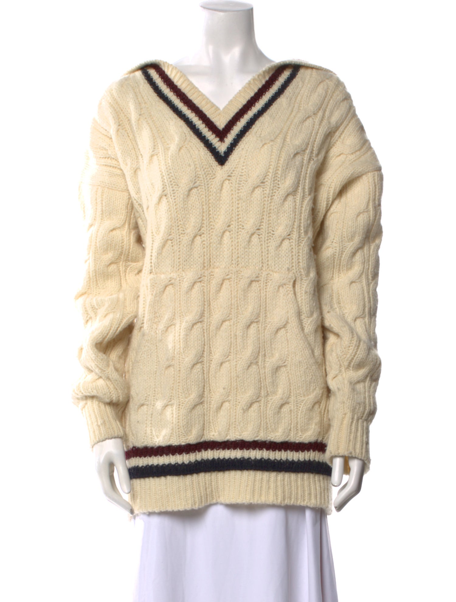 Celine Wool Striped Sweater