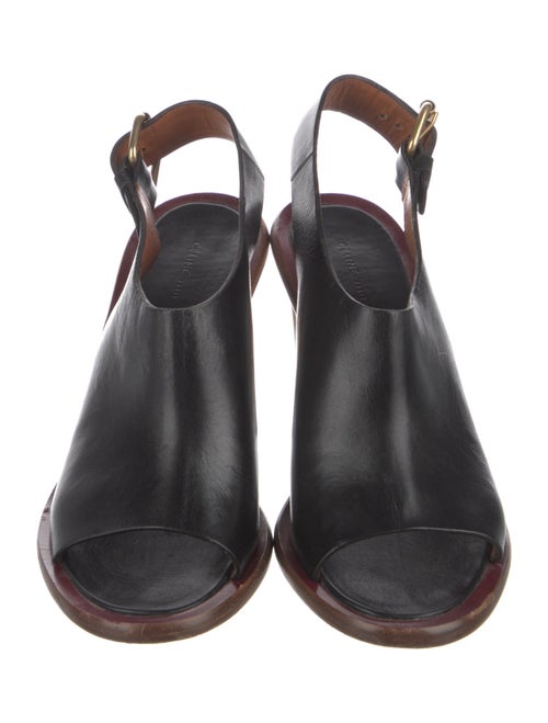 Celine Leather Slingback Pumps