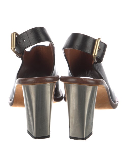 Celine Leather Slingback Pumps