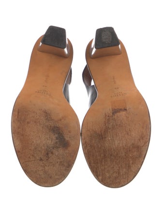 Celine Leather Slingback Pumps