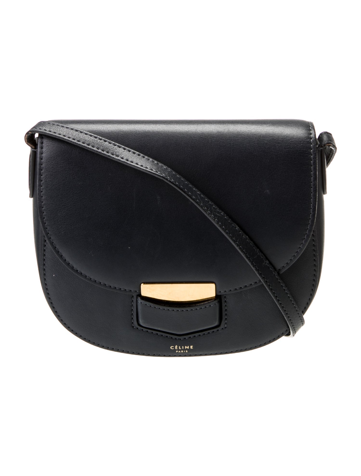 Celine Leather Trotteur Small