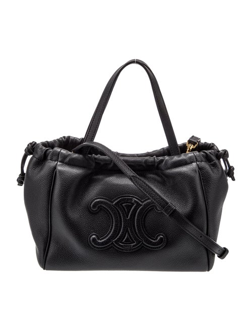 Celine Triomphe Drawstring Cabas Small